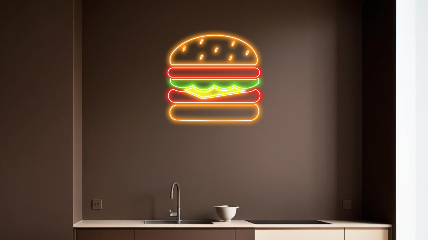 BURGER NEON SIGN
