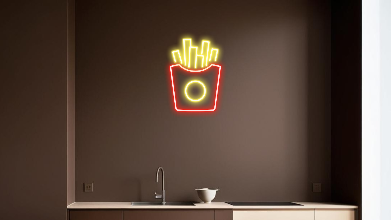 FRIES NEON SIGN